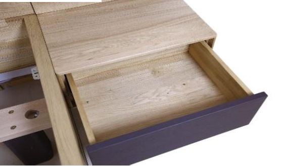 Szafka nocna dębowa ZE54 - obrazek 2