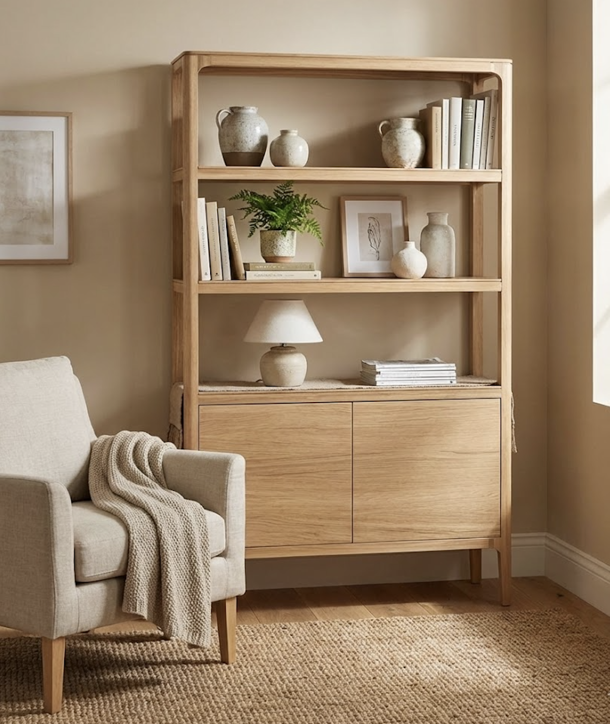 Biblioteka dębowa KR13 - obrazek 3