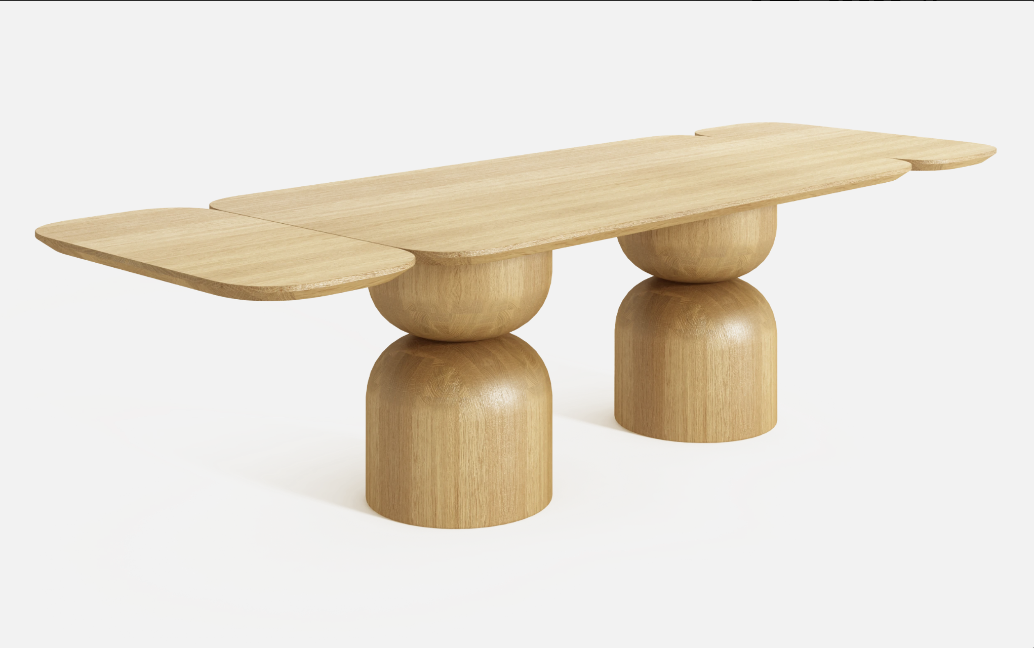 Stół dębowy rozkładany AW06 - obrazek 5