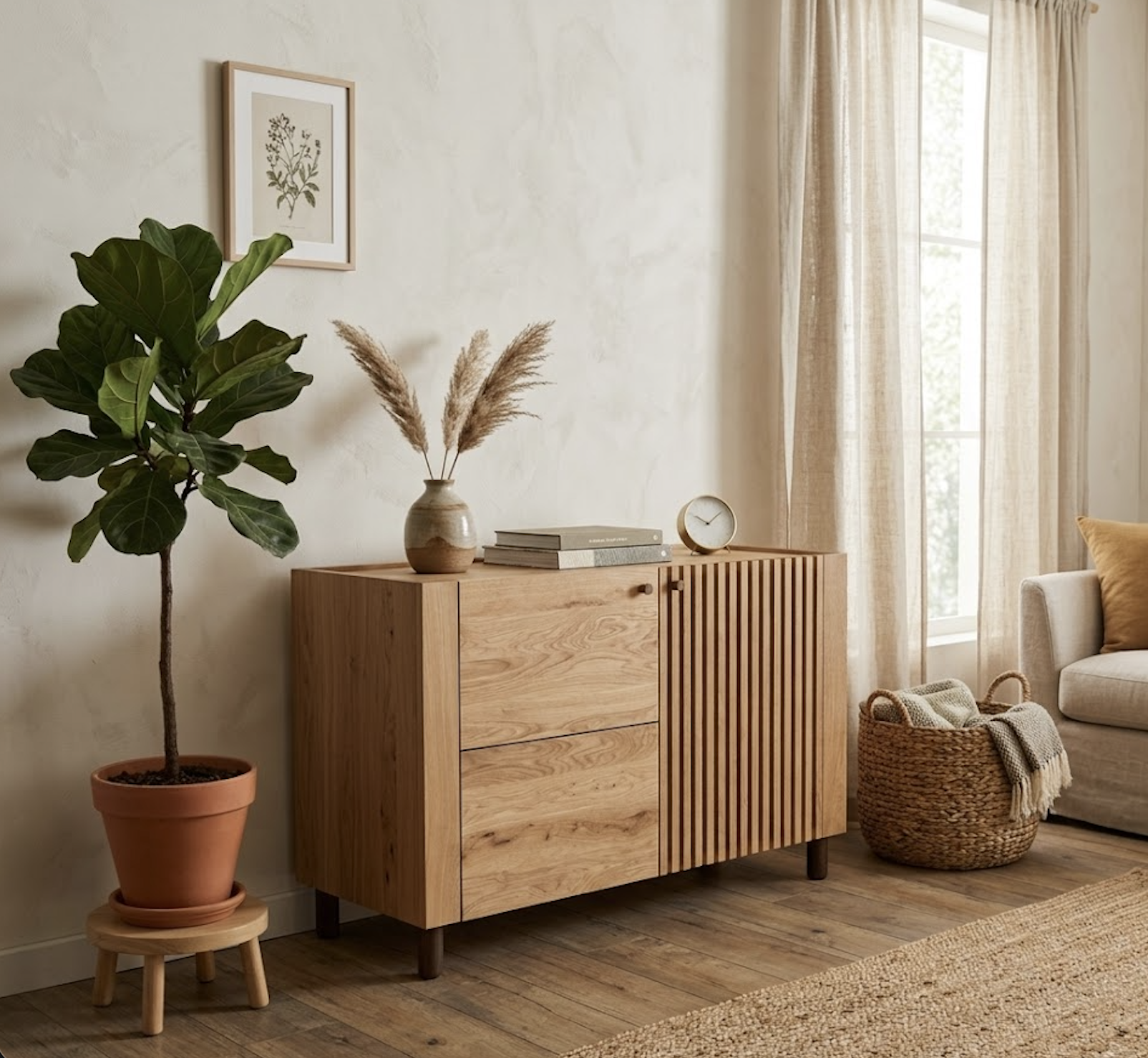 Komoda dębowa ZE86 - obrazek 3