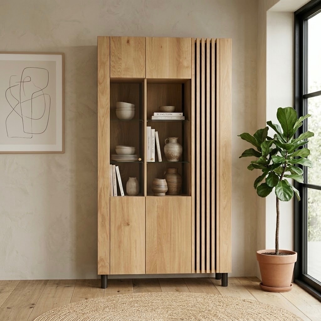 Witryna dębowa ZE84 - obrazek 3