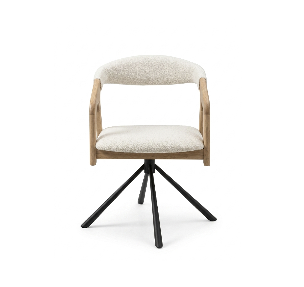 Krzesło dębowe obrotowe MS06O - obrazek 2