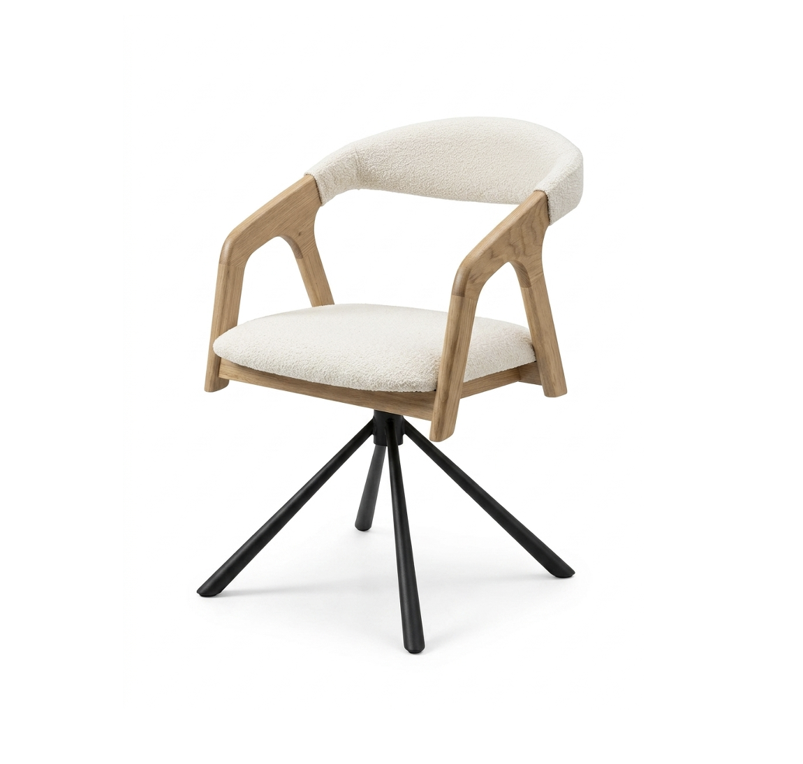 Krzesło dębowe obrotowe MS06O