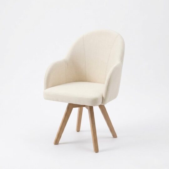 Fotelik dębowy obrotowy BM06