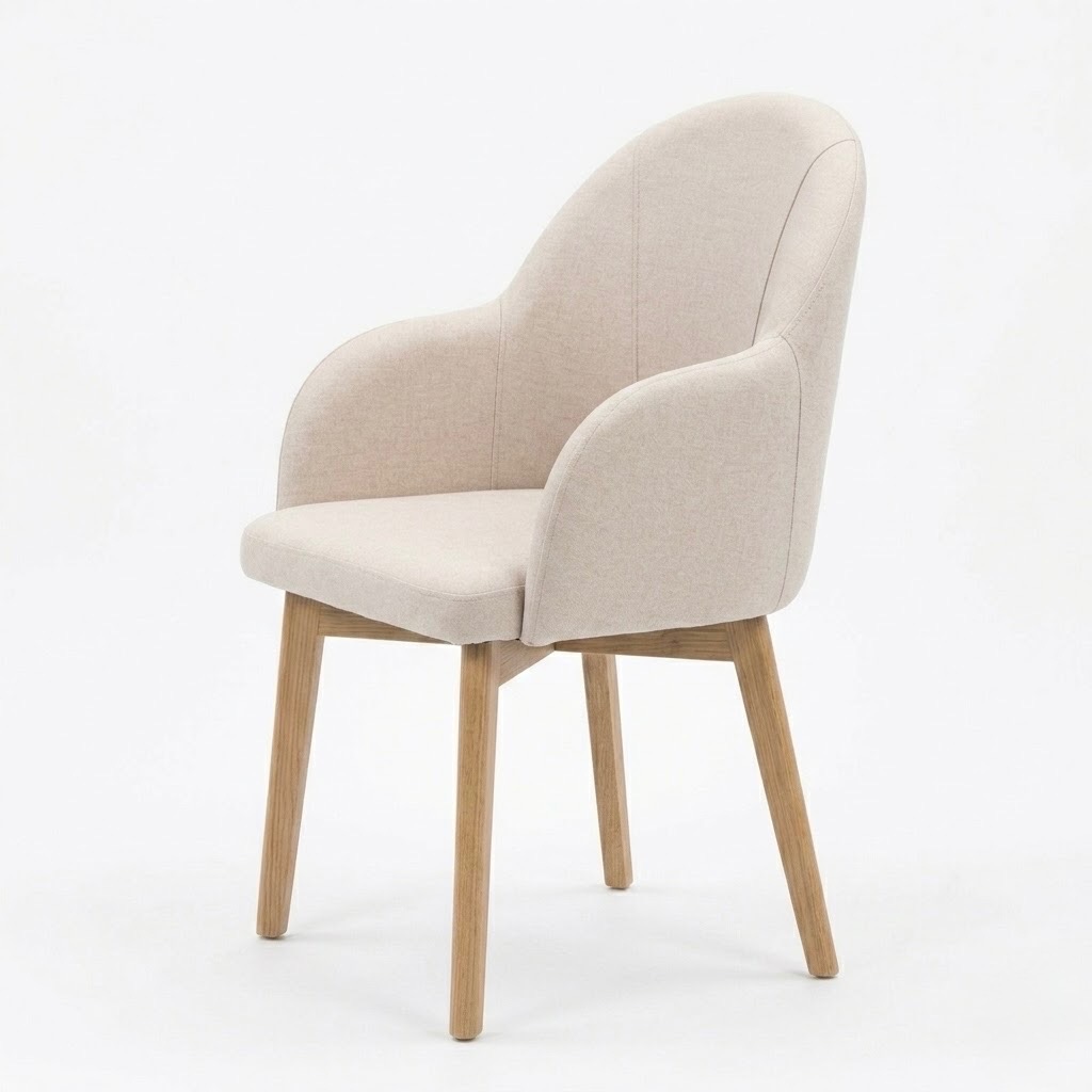 Fotelik dębowy BM05 - obrazek 2