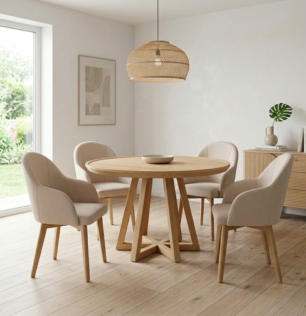 Fotelik dębowy BM05 - obrazek 4